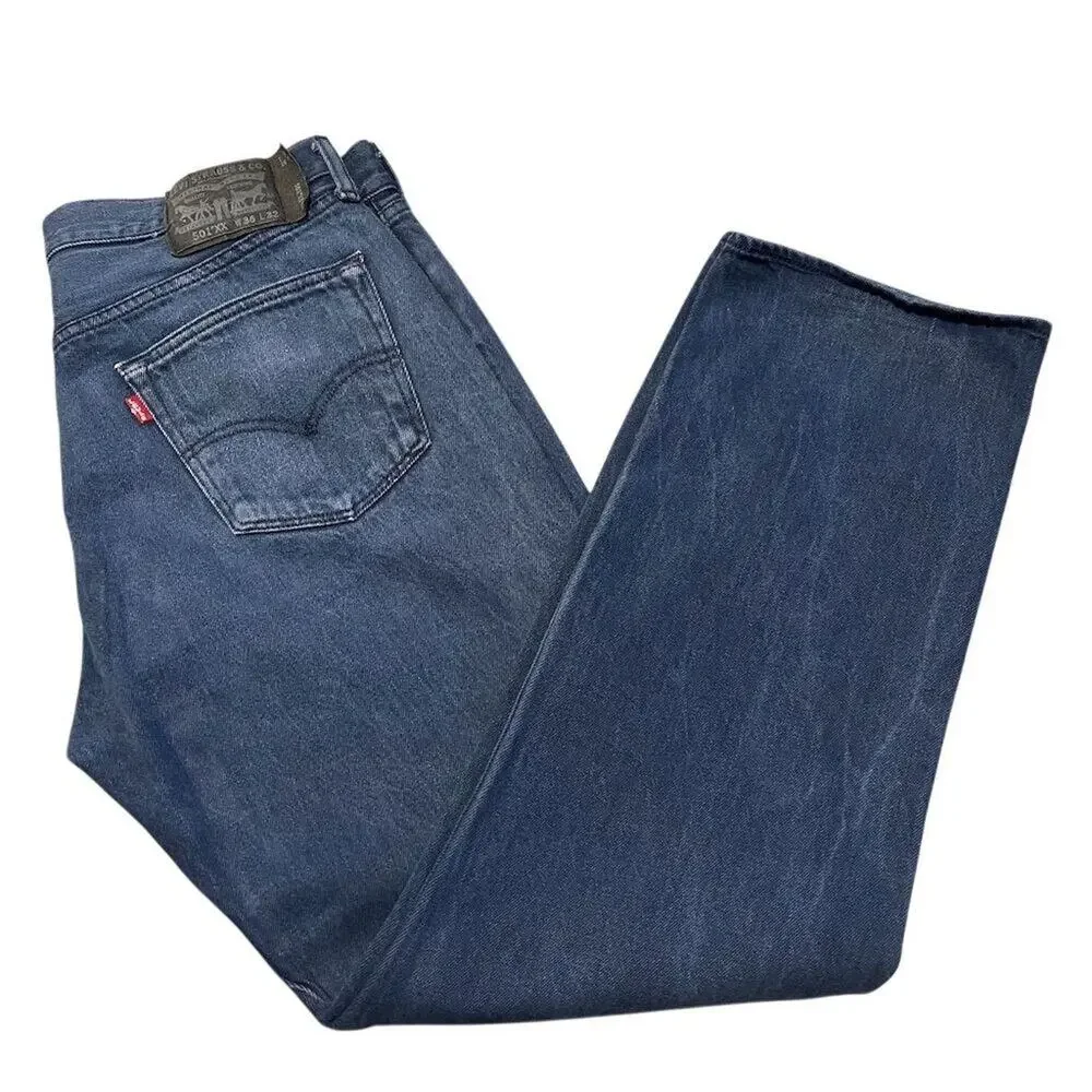 Levi’s Vintage Levi's 501XX Men's Jeans W36 L32 Dark Blue Button Fly Straight